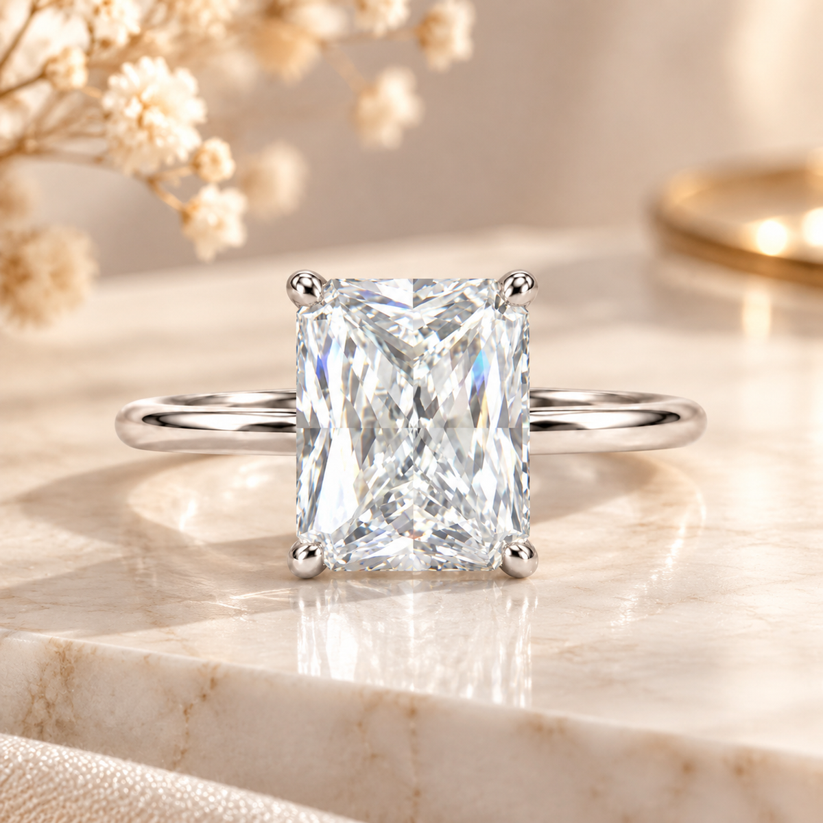 Facet Frame Ring