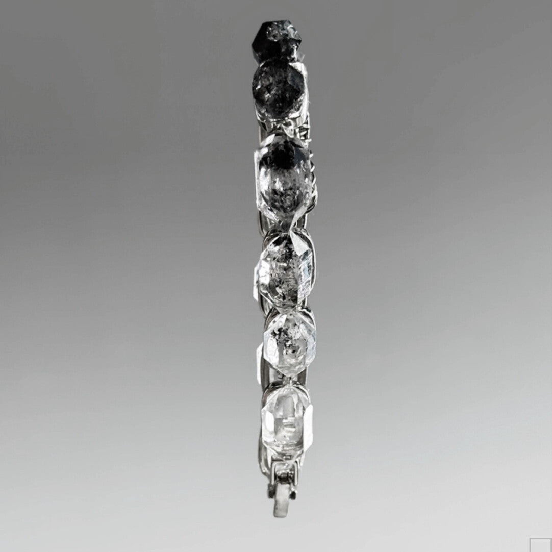 Ink and Wash Original Handmade Bracelet · 925 Silver Bangle