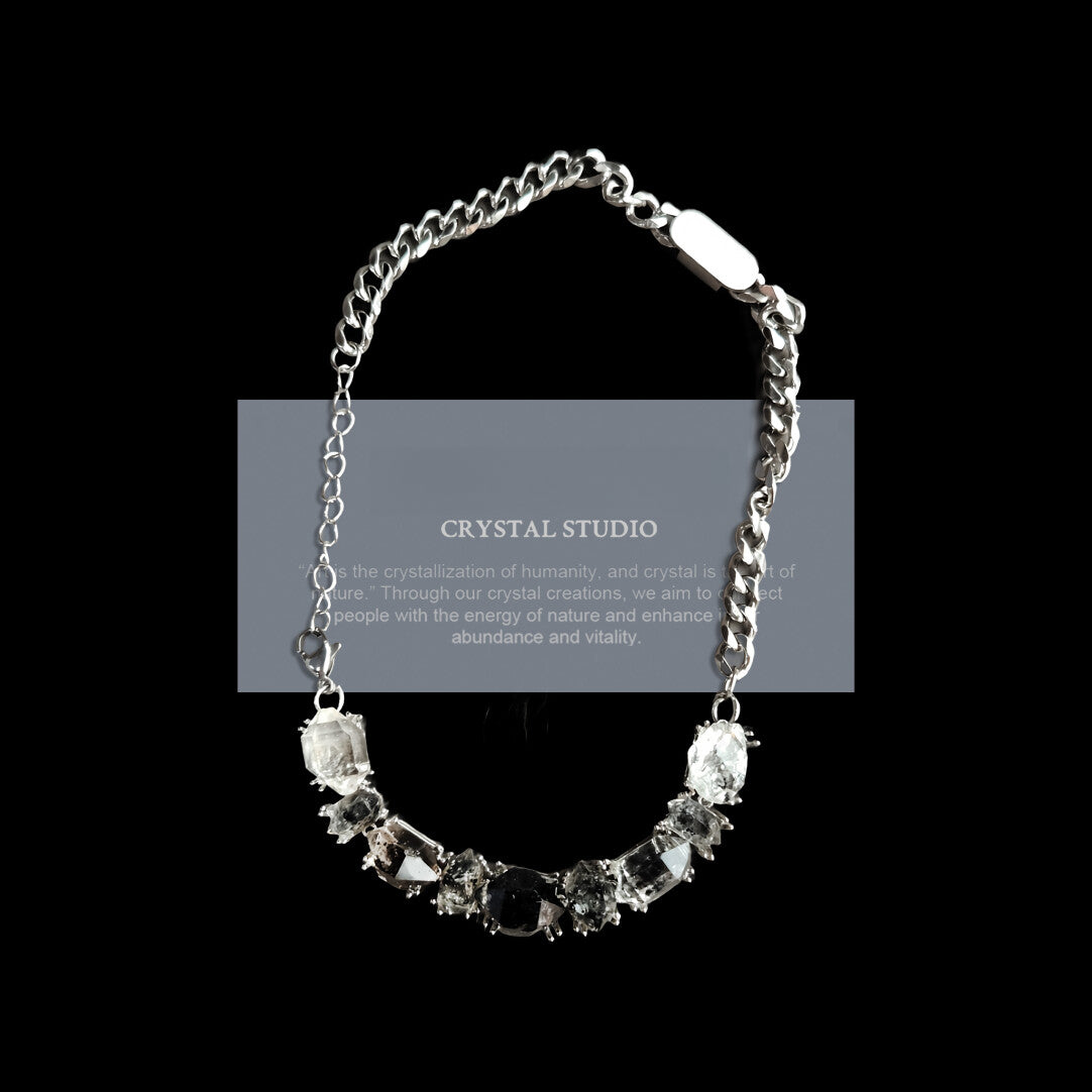 Galaxy Shining Original Handmade Bracelet/Choker Dual-use · White Shining