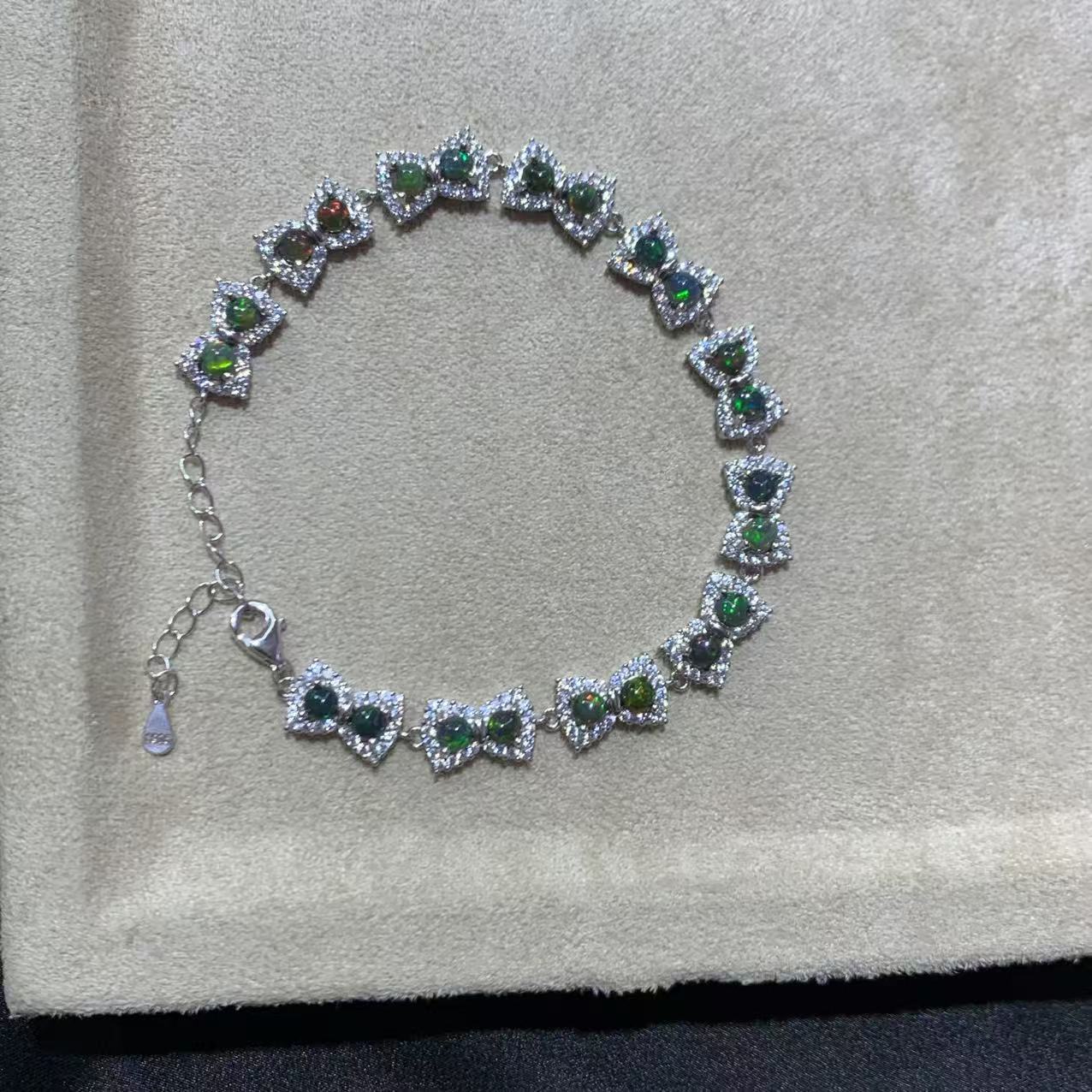 S925 Silver Inlay Light Luxury Niche Exquisite Elegant Bracelet