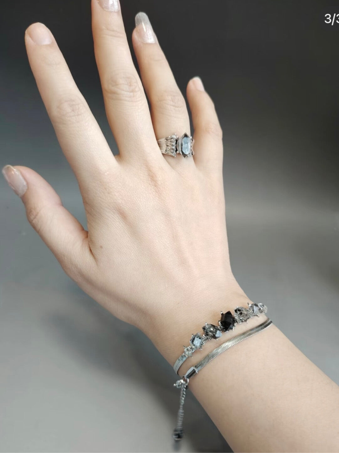 Shining Original Handmade Bracelet/Choker Dual-use · Blooming Flower Bracelet Titanium Steel Bracelet