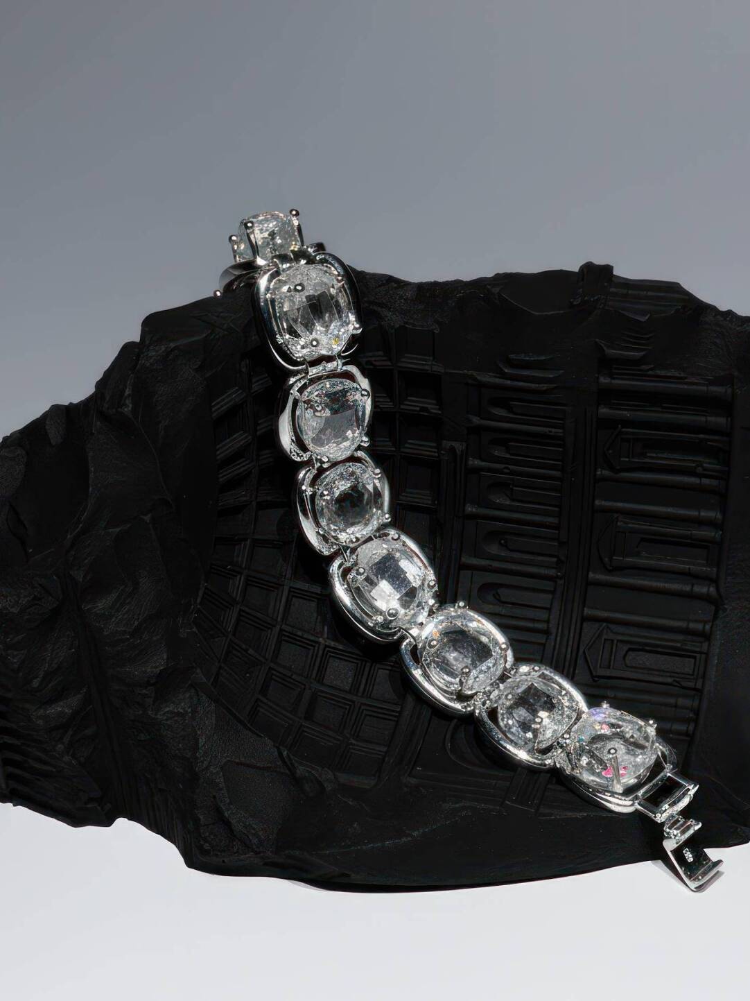 Bracelet Halo Original Design en argent 925 · Version à reflets blancs 