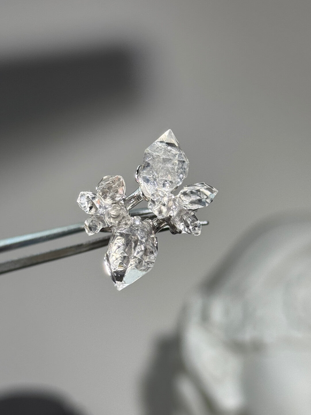 Painter Series Large Blossom Original Design Handmade Ring · Pure White Blossom