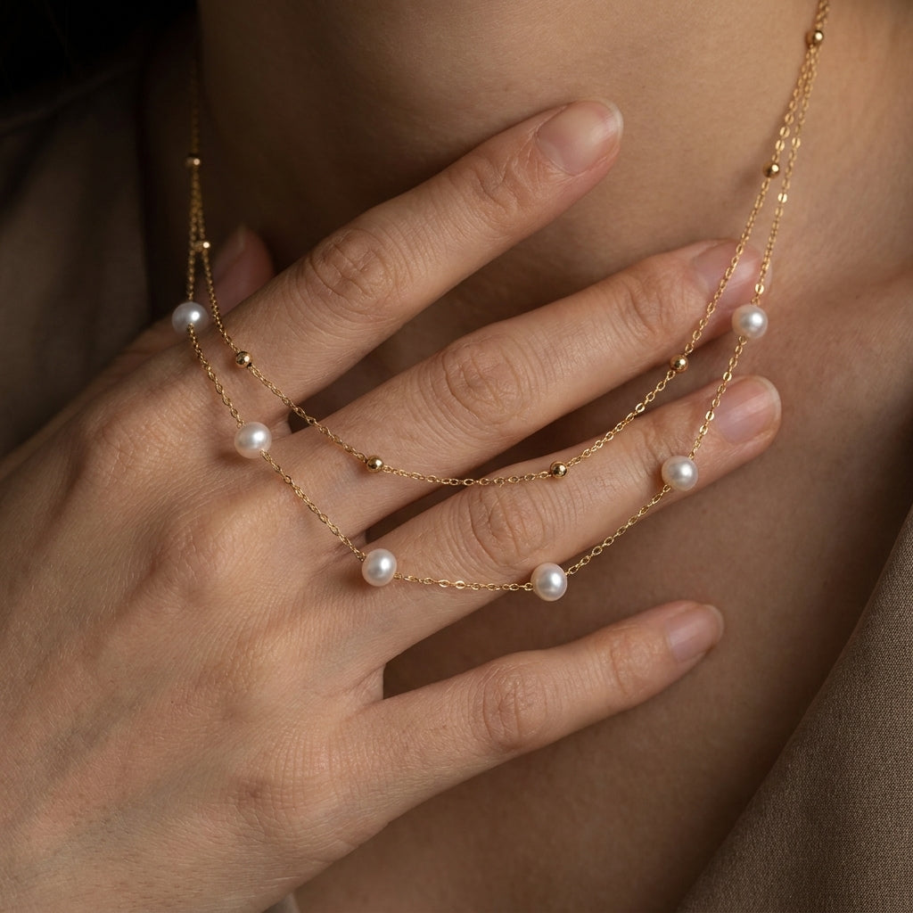 Luma Pearlline Necklace