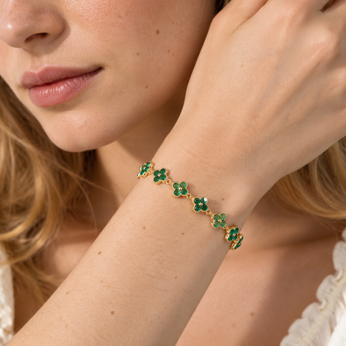 Cloverlink Bloom Bracelet