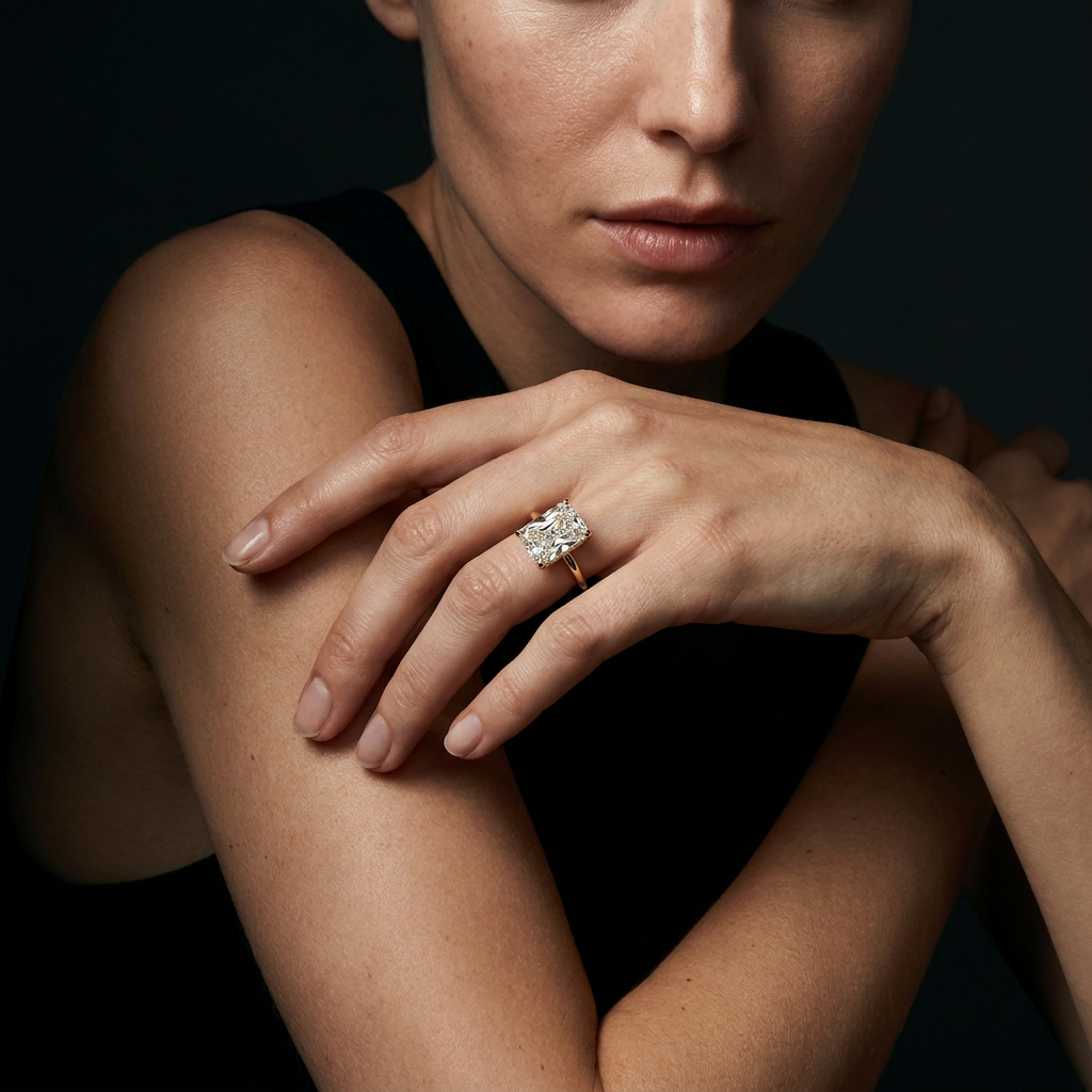 Facet Frame Ring