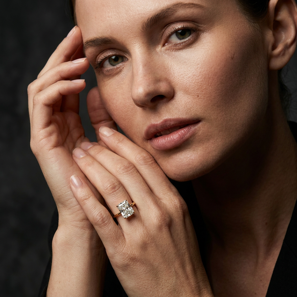 Facet Frame Ring