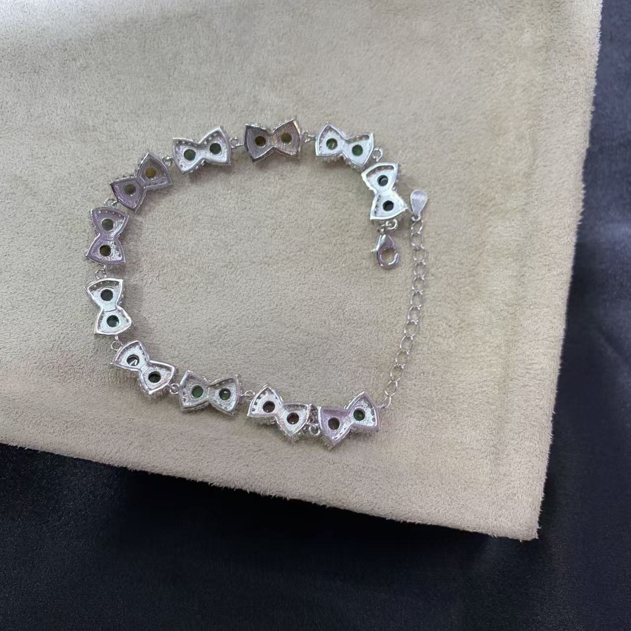 S925 Silver Inlay Light Luxury Niche Exquisite Elegant Bracelet