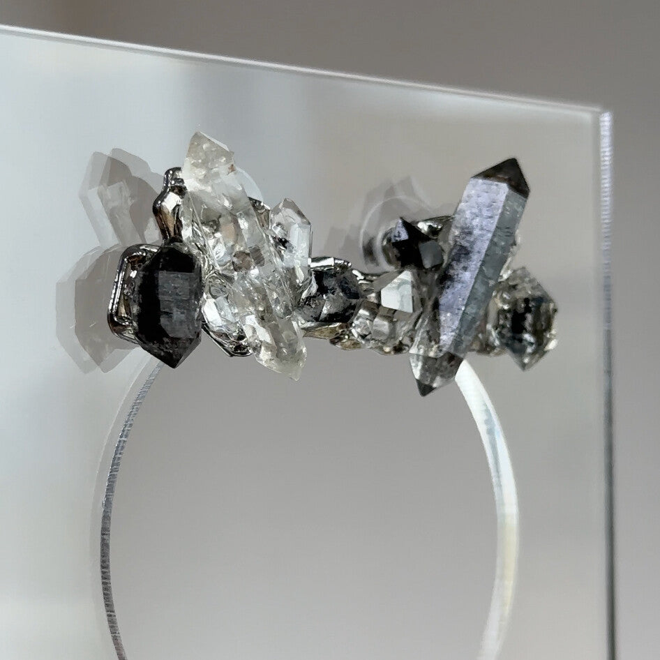 Blooming Flower Earrings · 925 Silver Needle Silver Plated Base Earrings